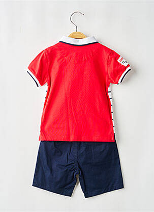 Set șort guler polo roșu BABY BOL băiat