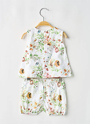 Set șort imprimeu flori verde BABY BOL fată