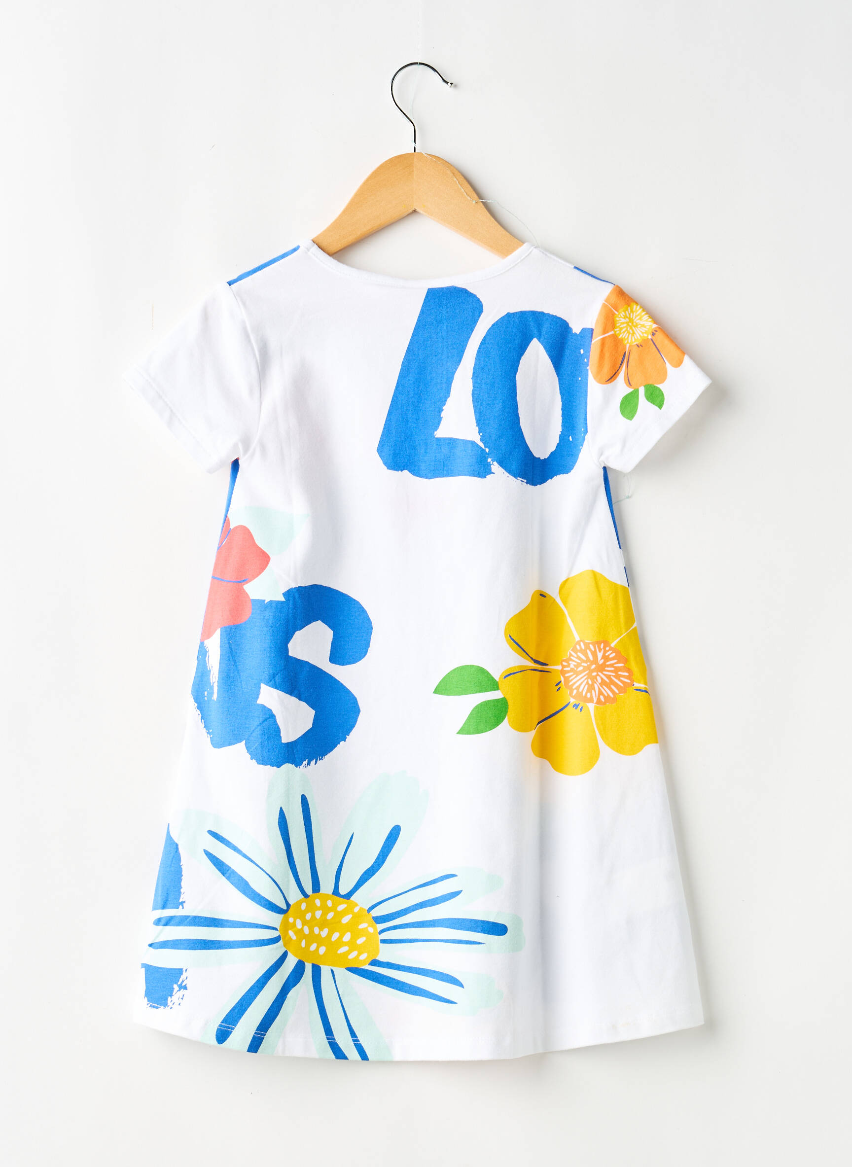 Rochie midi mâneci scurte mâneci scurte albastru BOBOLI fată