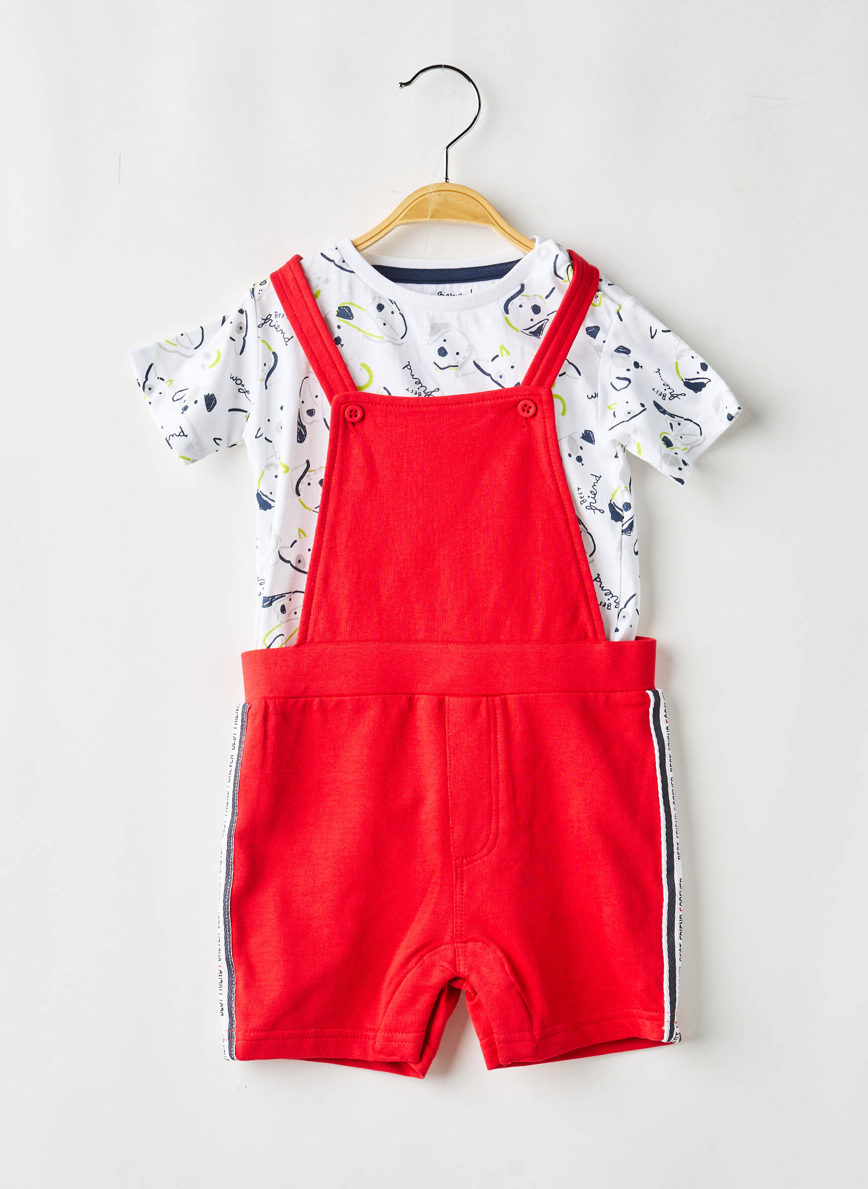 Set pantaloni buzunare roșu BABY BOL băiat
