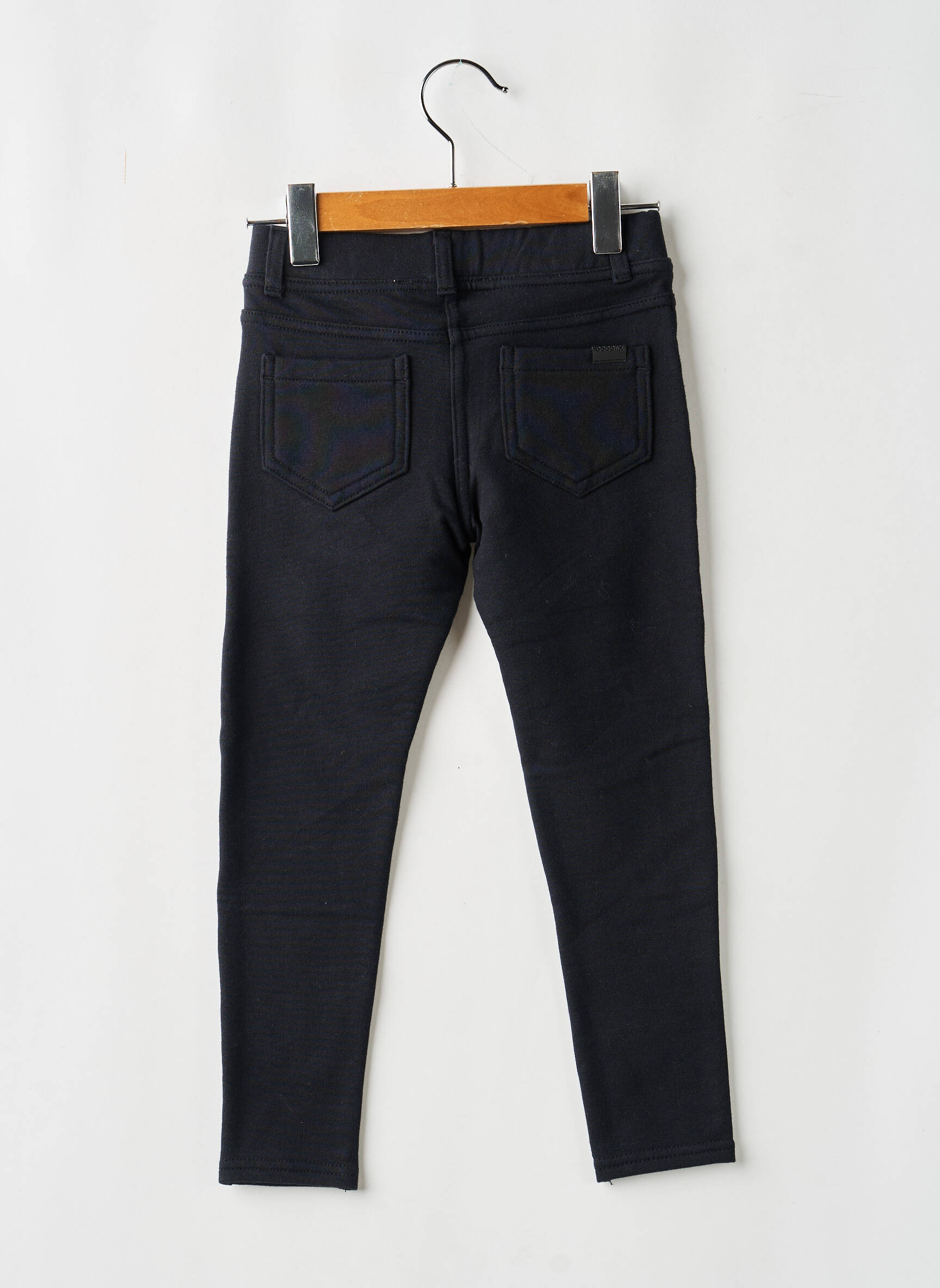 Jegging buzunare talie elastică negru BOBOLI fată