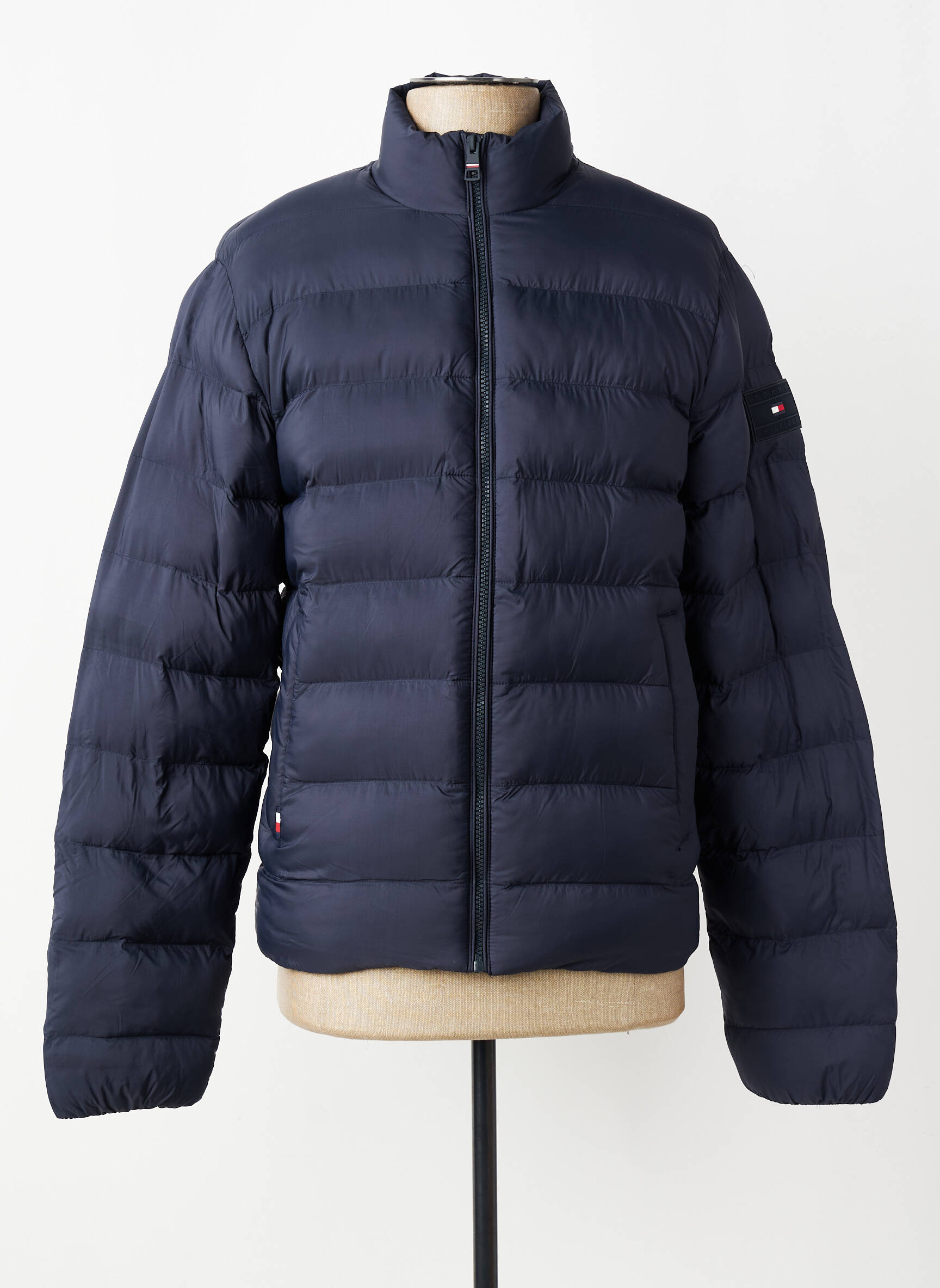 Geacă matlasată mâneci lungi fără glugă albastru TOMMY HILFIGER bărbat