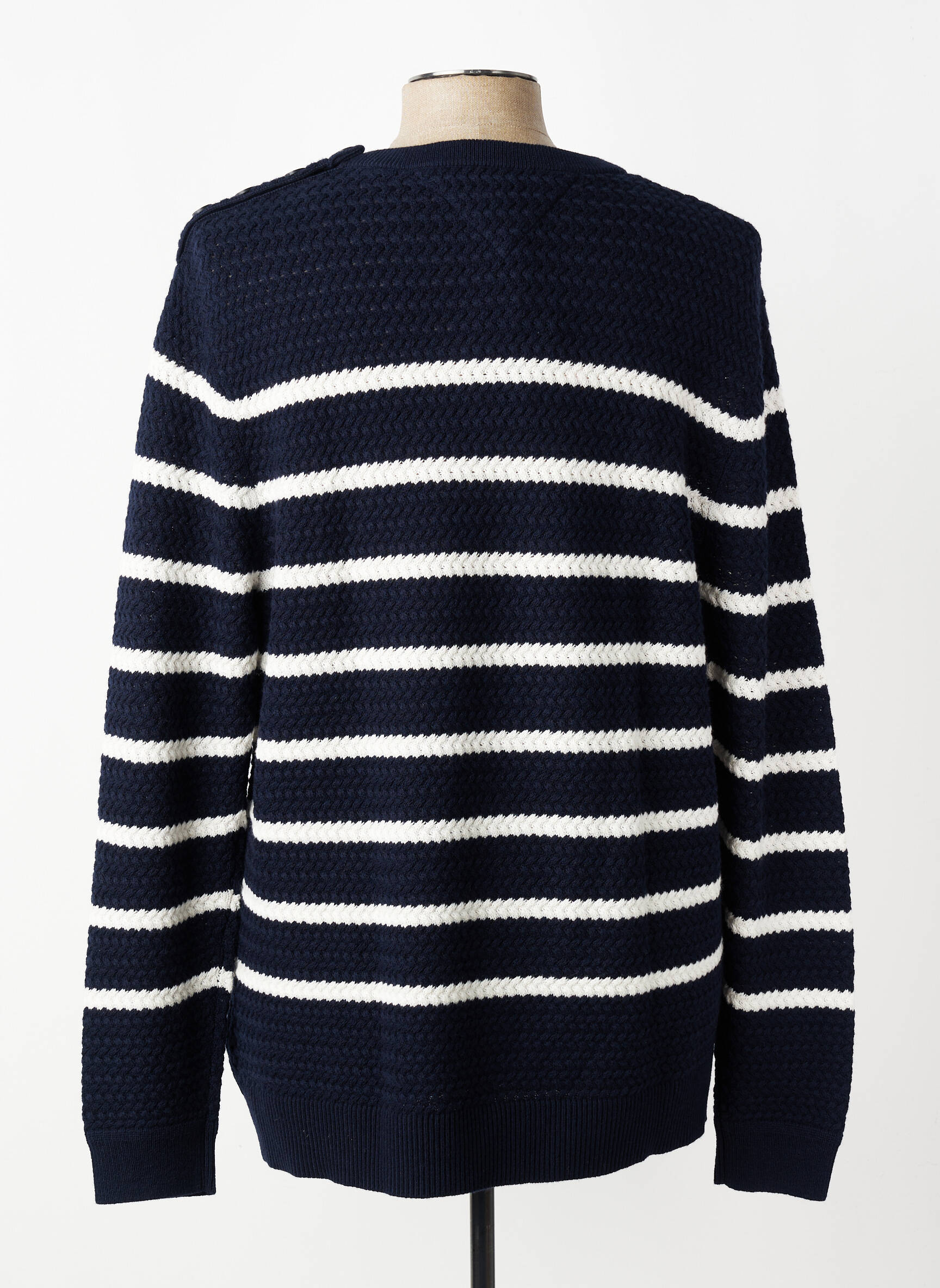 Pulover guler rotund mâneci lungi albastru TOMMY HILFIGER bărbat
