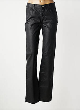 Pantalon drept elasticitate mărime normală negru LAUREN VIDAL femeie