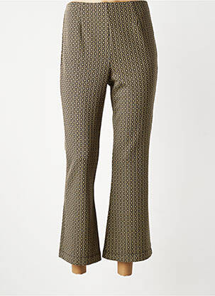 Pantalon 7/8 elasticitate mărime normală verde LAUREN VIDAL femeie