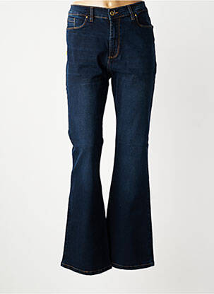 Blugi bootcut talie înaltă talie înaltă albastru LCDN femeie