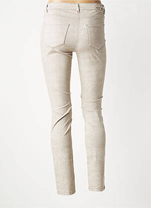 Blugi skinny elasticitate talie joasă bej GERKE MY PANTS femeie