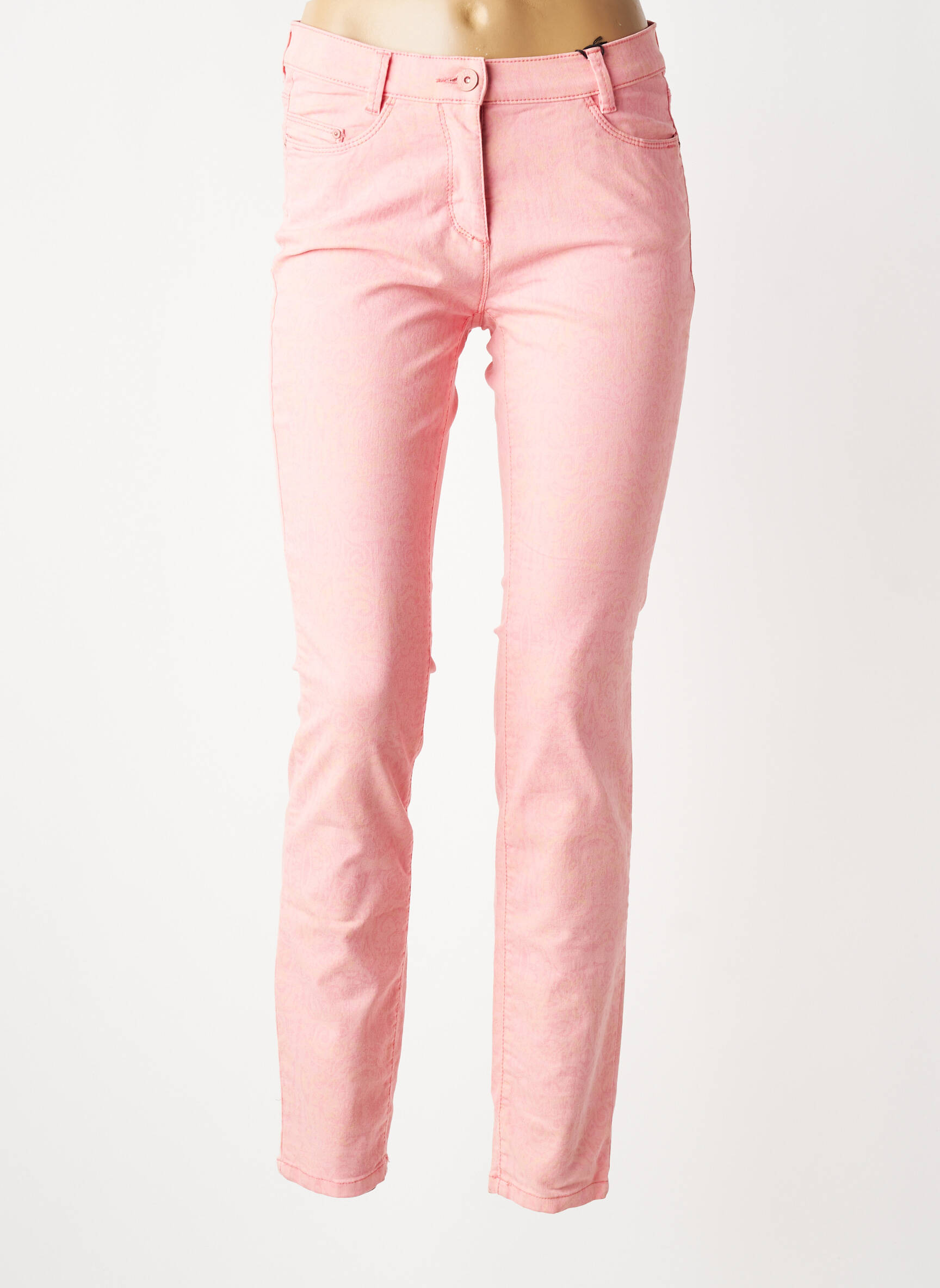 Blugi cu croială slim talie joasă talie joasă roz GERKE MY PANTS femeie
