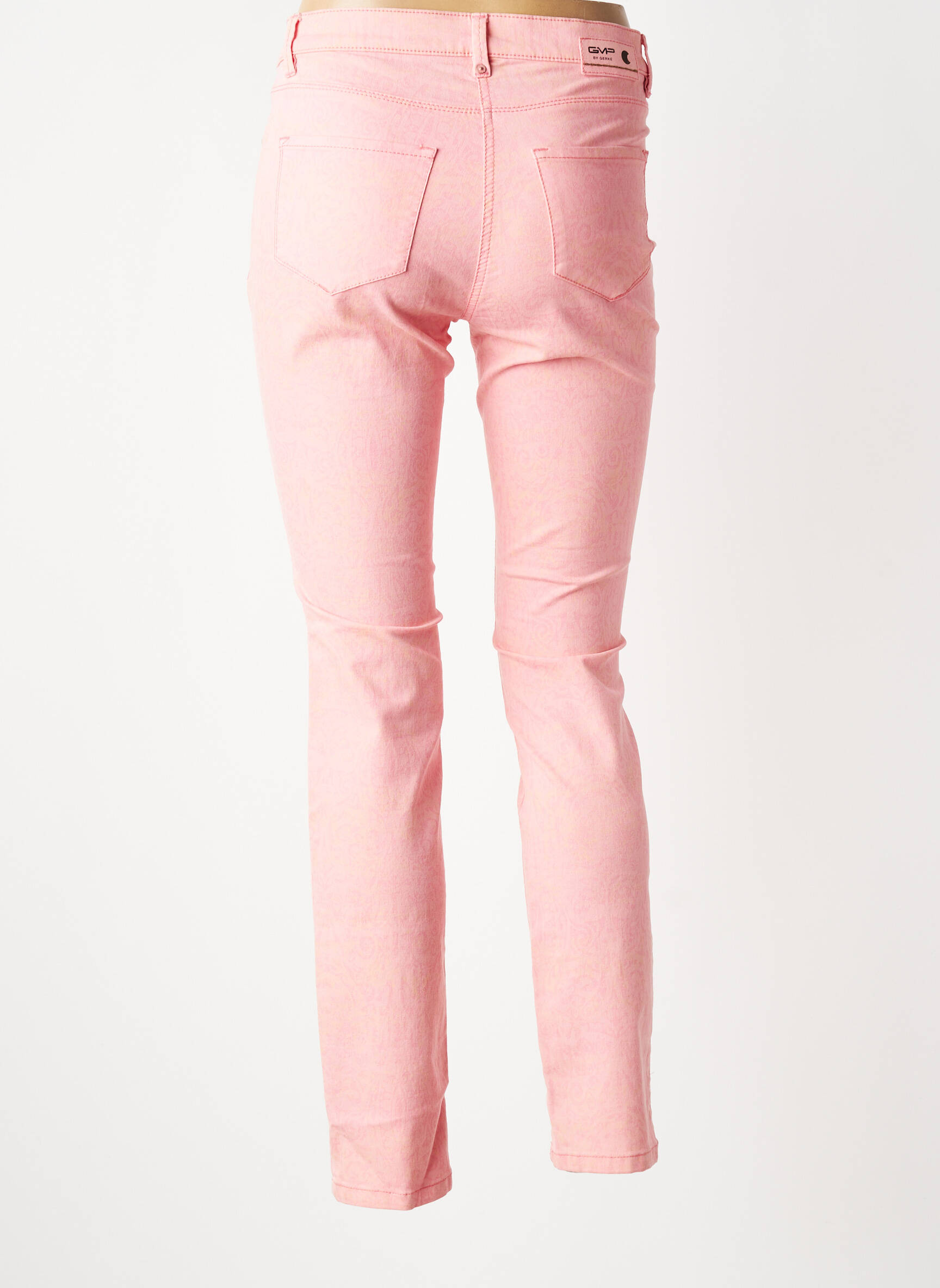 Blugi cu croială slim talie joasă talie joasă roz GERKE MY PANTS femeie