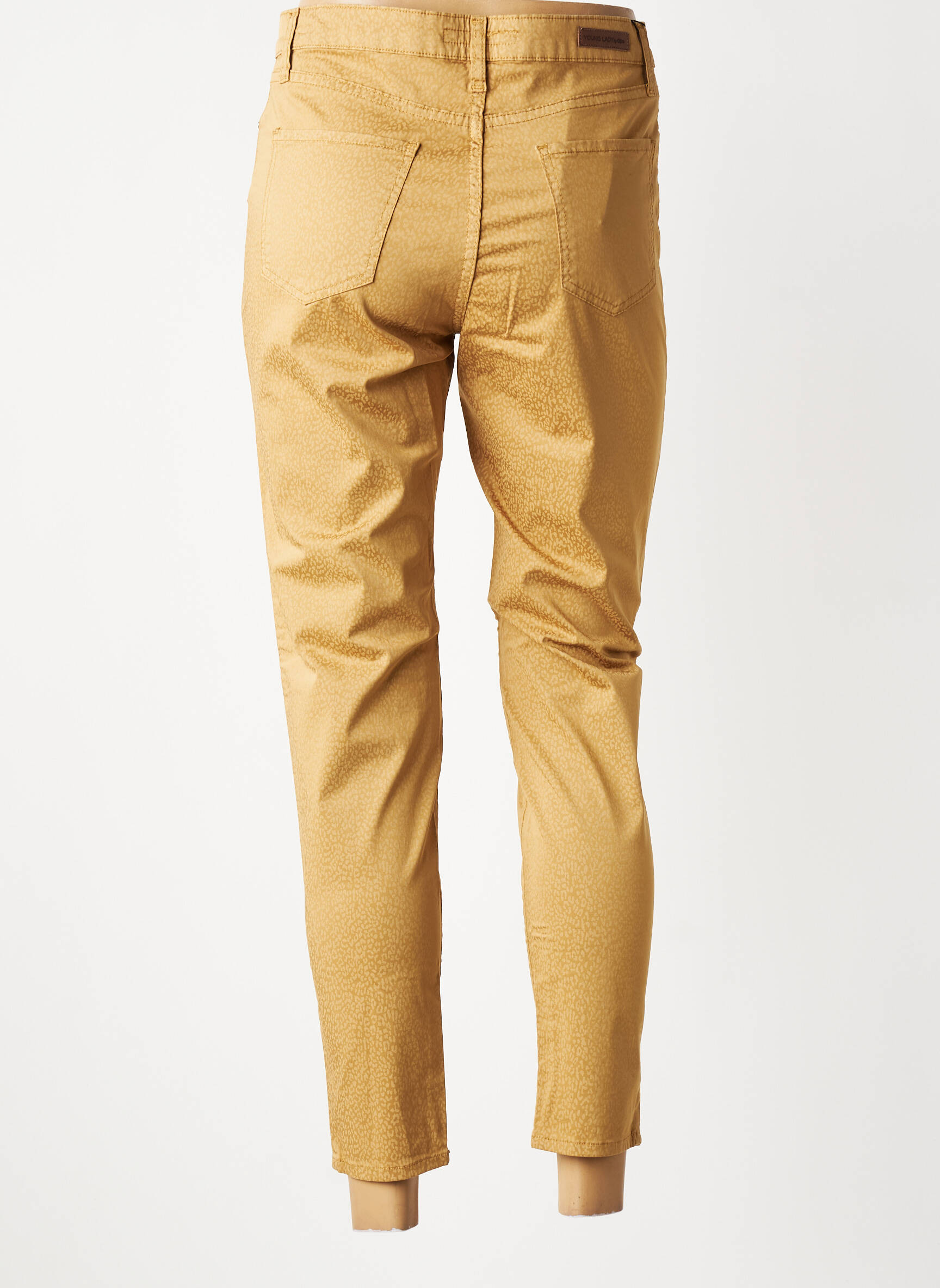 Pantalon 7/8 elasticitate mărime normală bej LCDN femeie