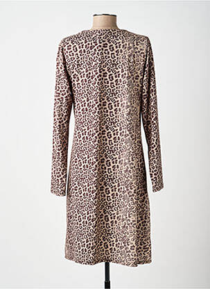 Rochie midi mâneci lungi mâneci lungi maro ESCORPION femeie