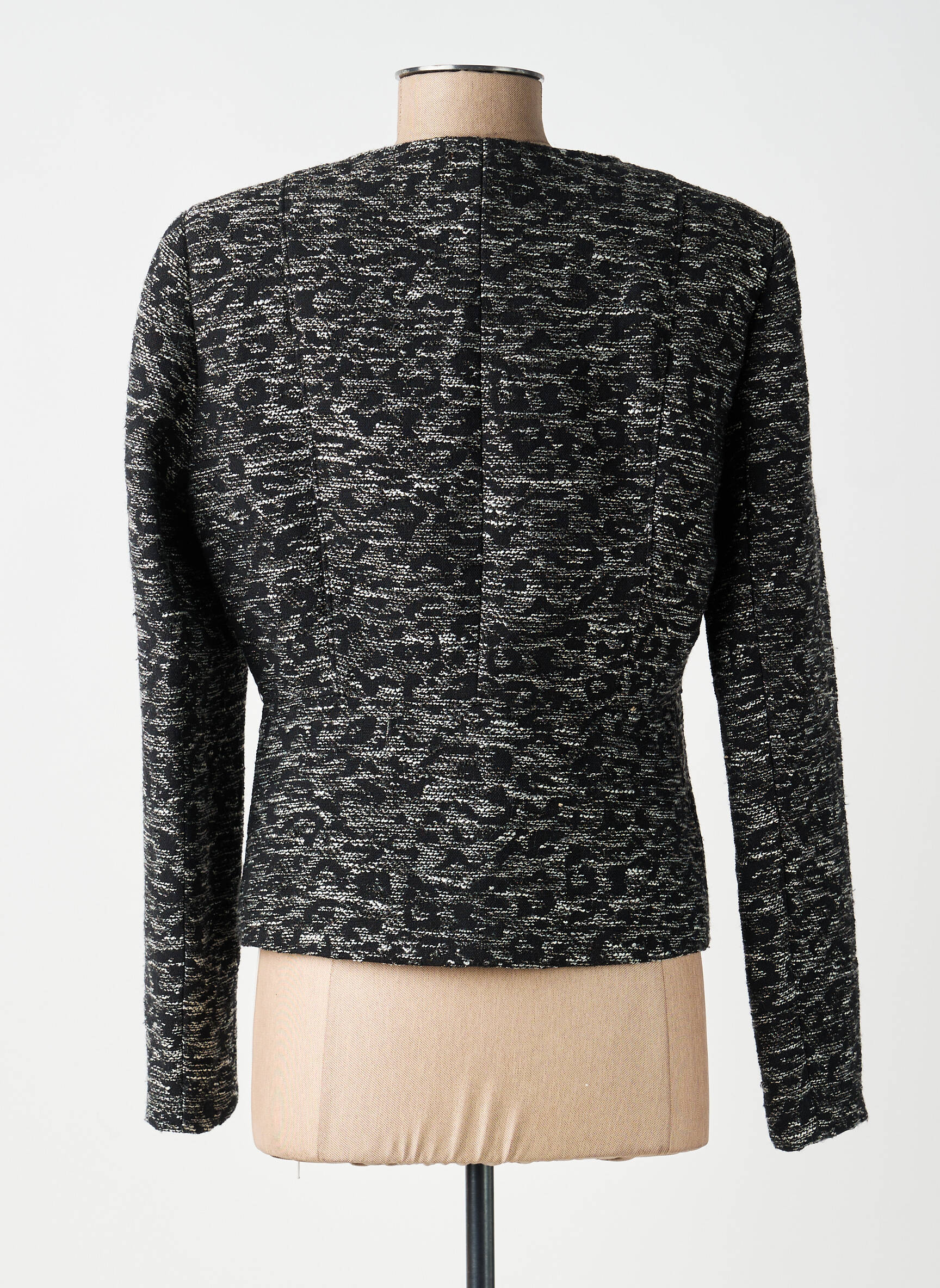 Jachete elegante guler rotund negru SMASHED LEMON femeie