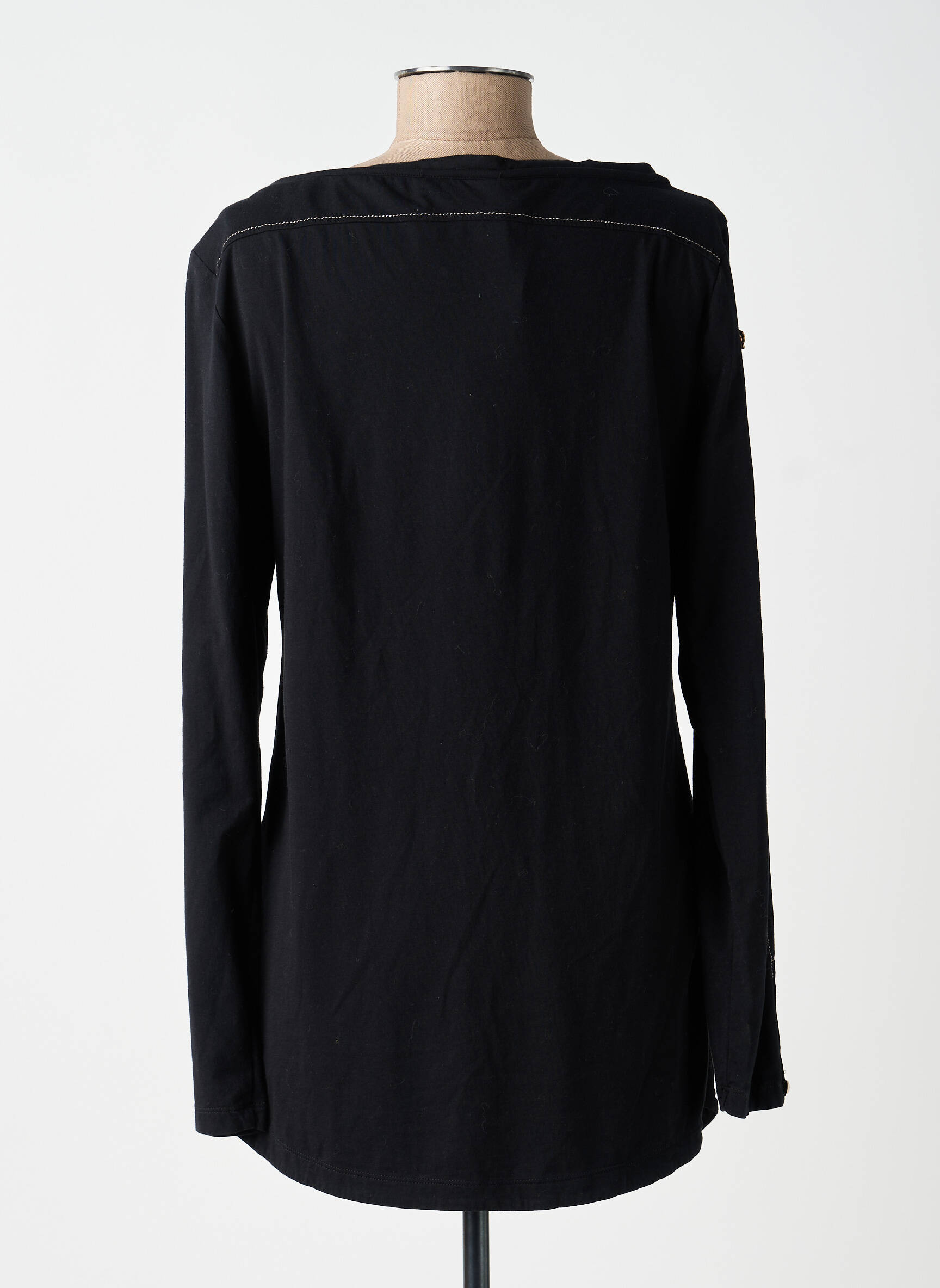 Top mâneci lungi mâneci lungi negru ELISA CAVALETTI femeie