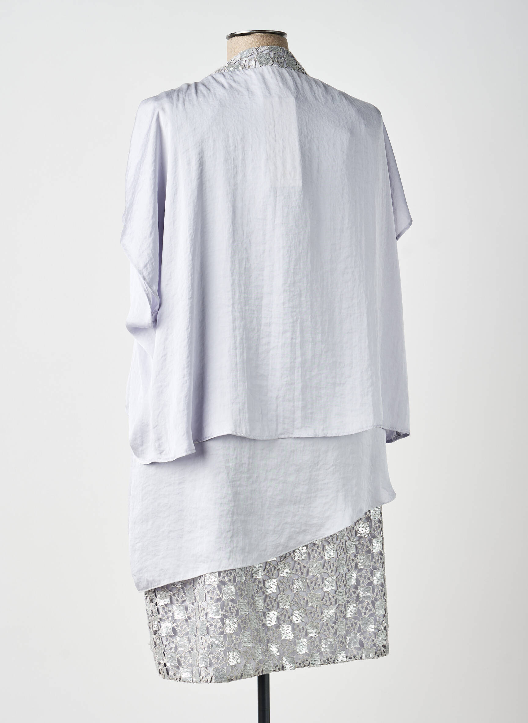 Set rochie căptușeală gri ANDAMIO femeie