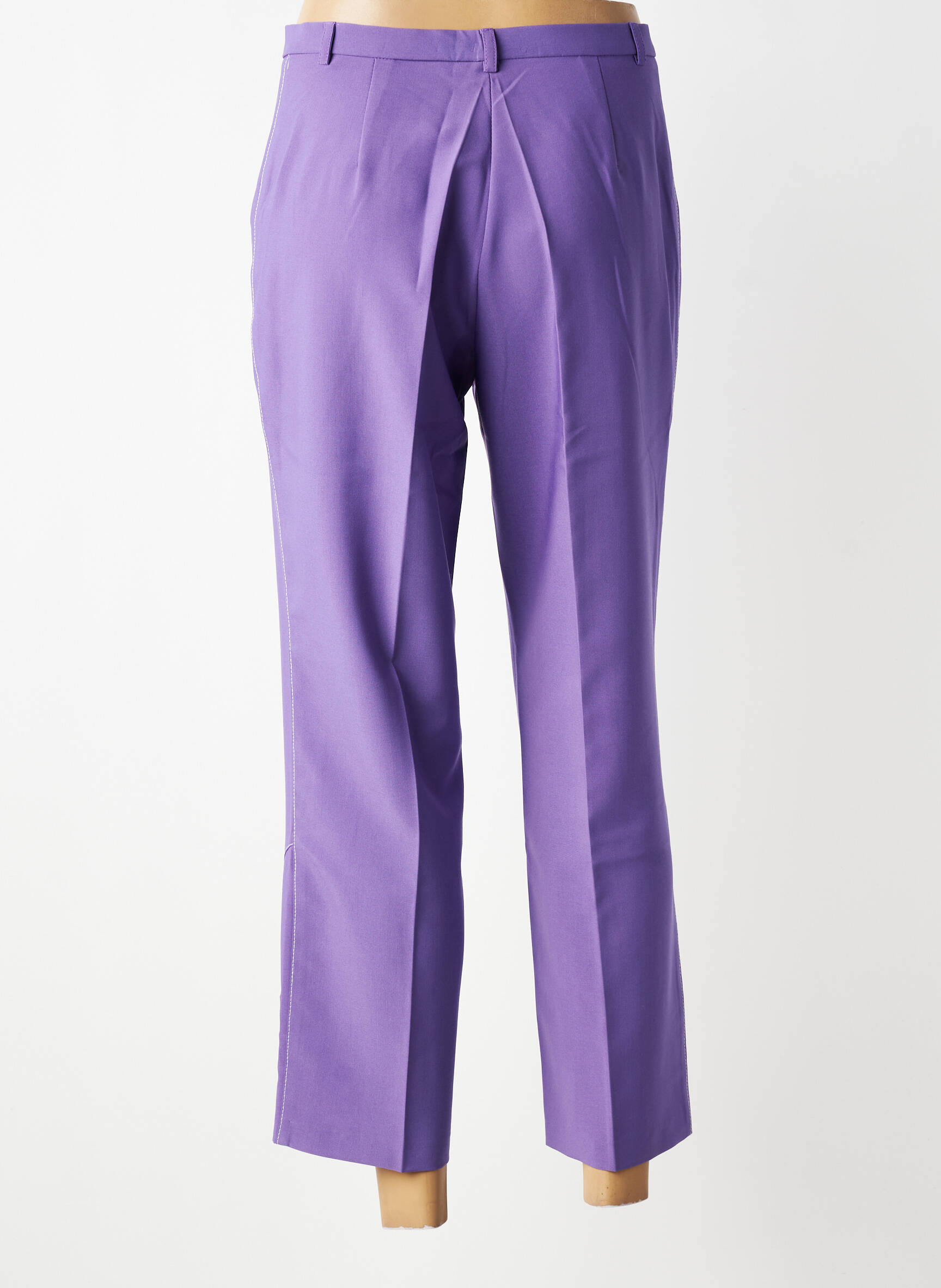 Pantalon 7/8 elasticitate mărime normală violet MULTIPLES femeie