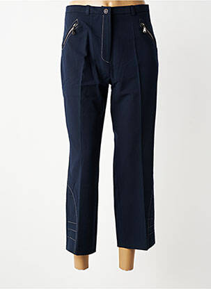 Pantalon 7/8 elasticitate mărime normală albastru MULTIPLES femeie