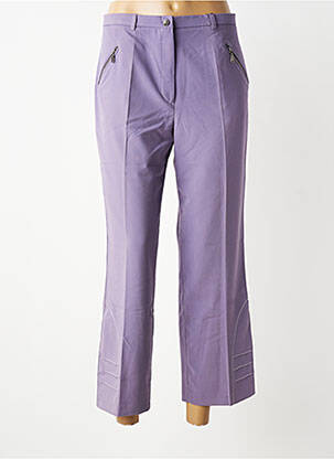 Pantalon 7/8 elasticitate mărime normală violet MULTIPLES femeie