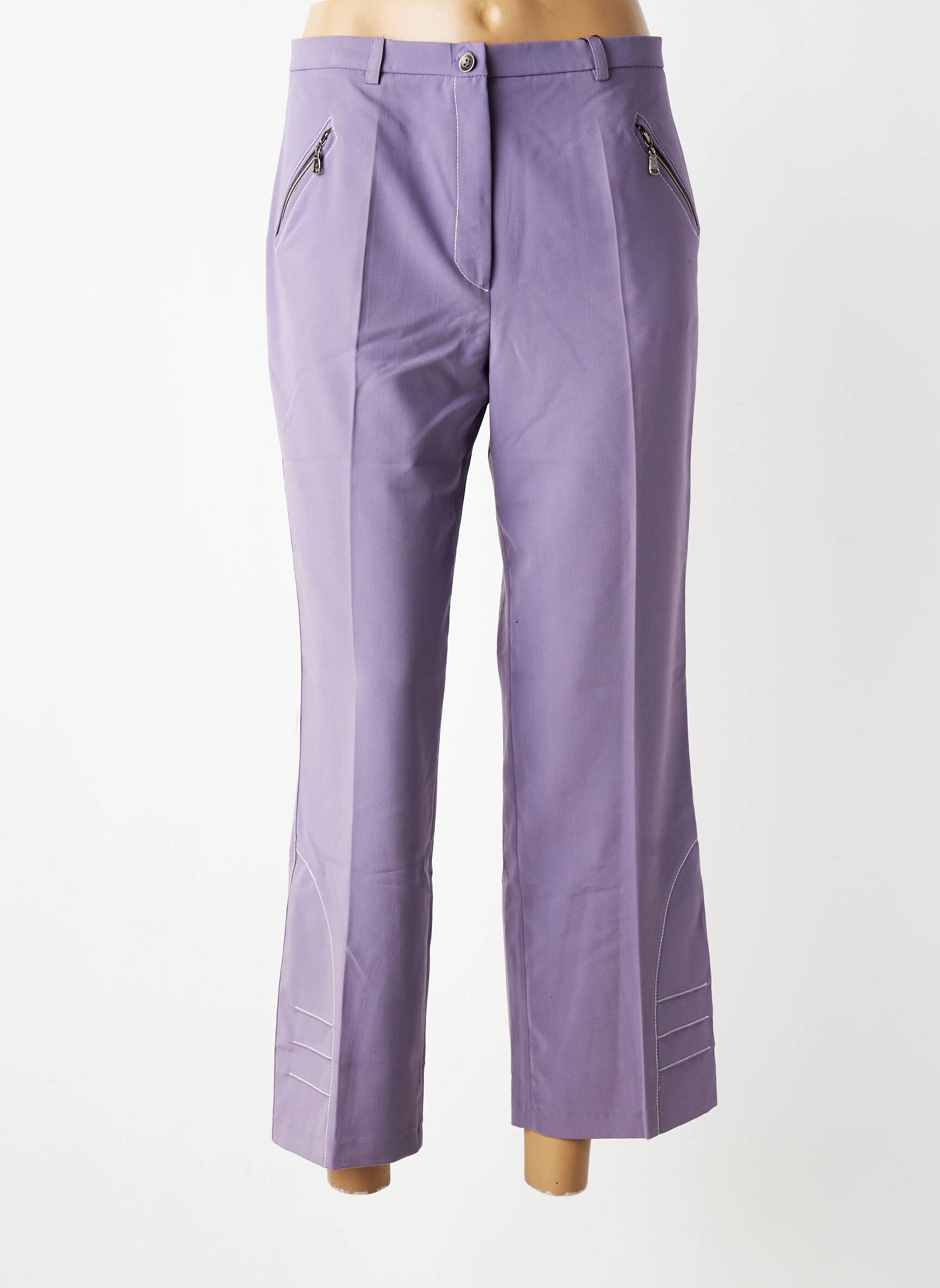 Pantalon 7/8 elasticitate mărime normală violet MULTIPLES femeie