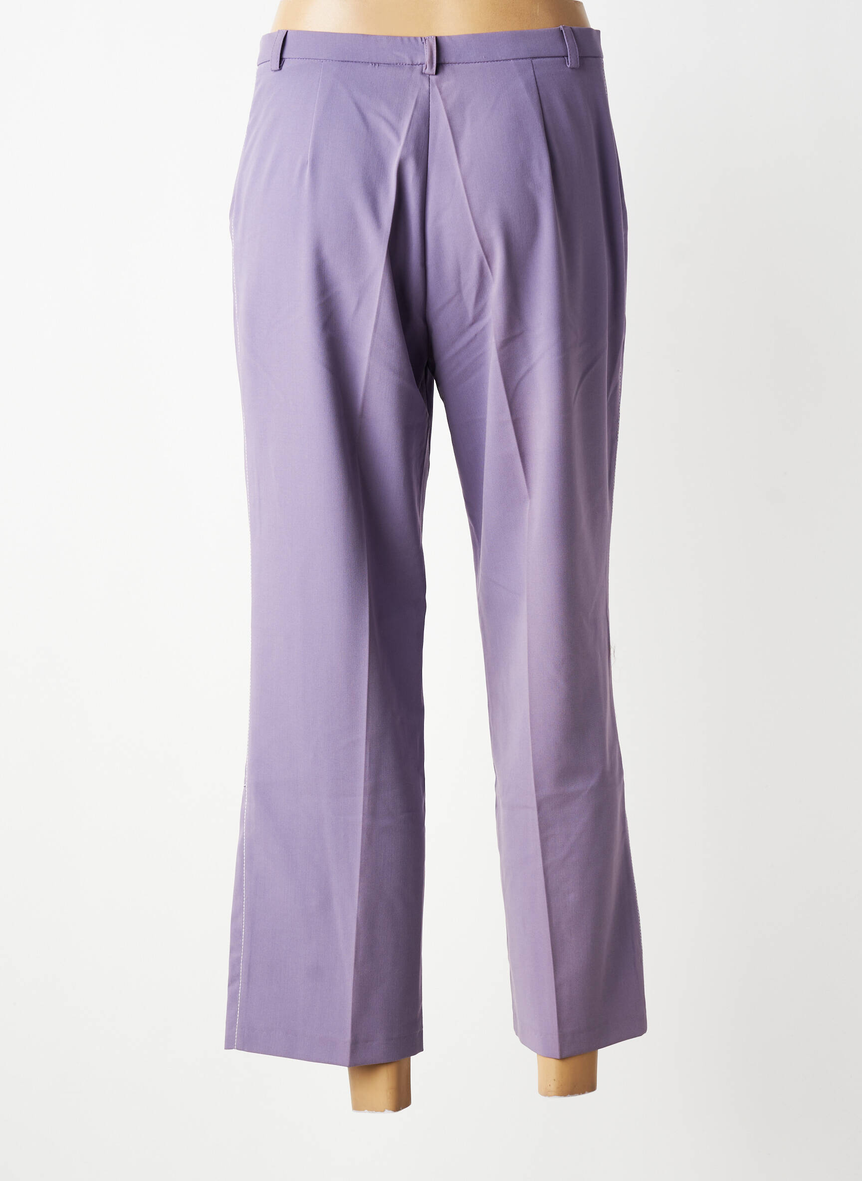 Pantalon 7/8 elasticitate mărime normală violet MULTIPLES femeie