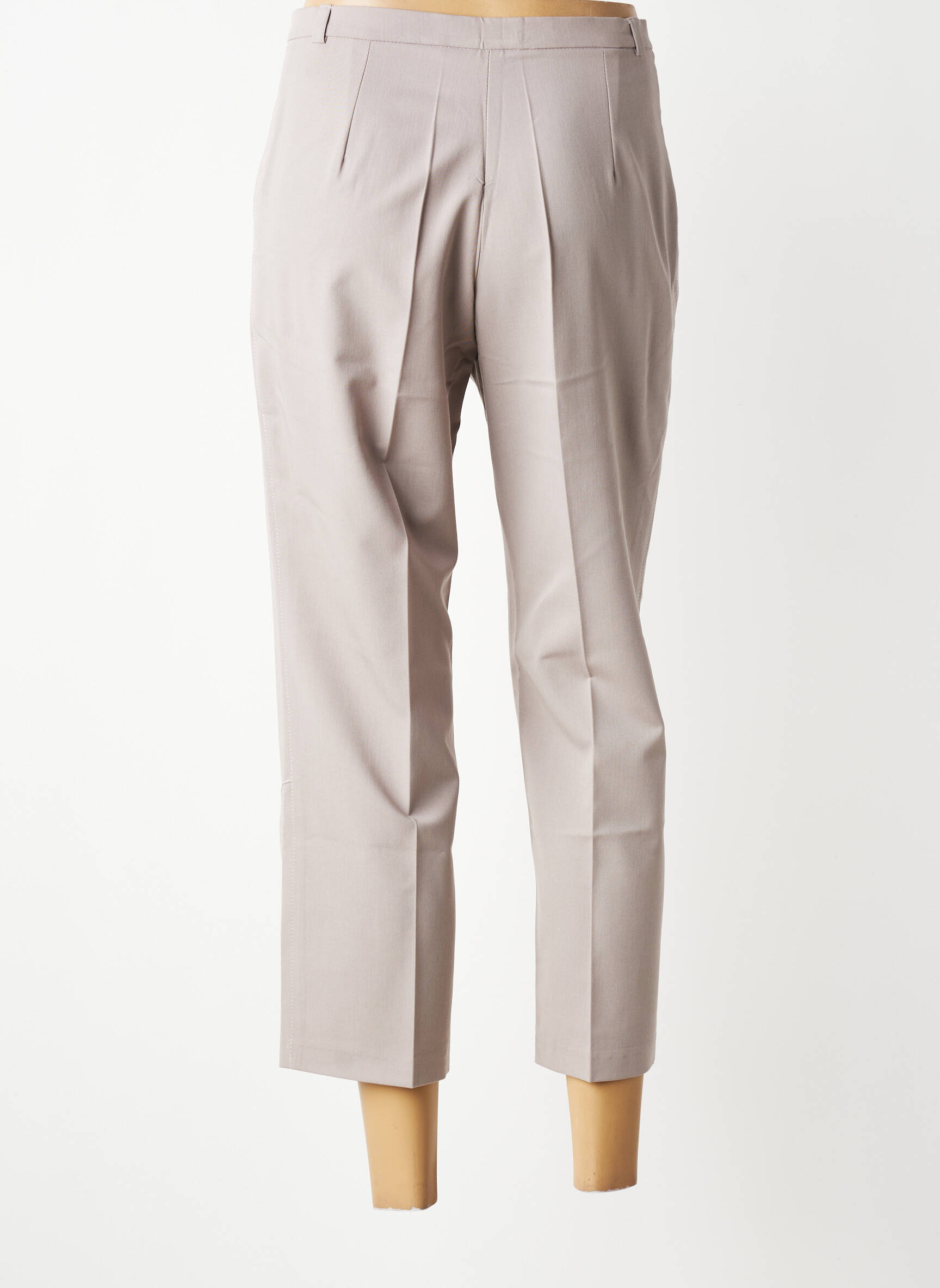 Pantalon 7/8 elasticitate mărime normală bej MULTIPLES femeie