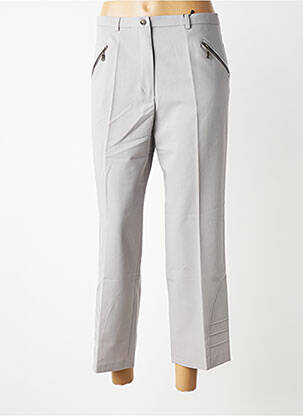 Pantalon 7/8 elasticitate mărime normală gri MULTIPLES femeie