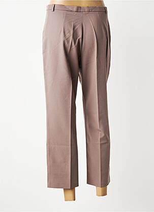 Pantalon 7/8 elasticitate mărime normală maro MULTIPLES femeie