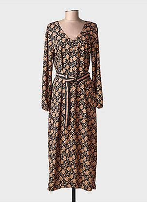 Rochie lungă mâneci lungi mâneci lungi negru GEISHA femeie