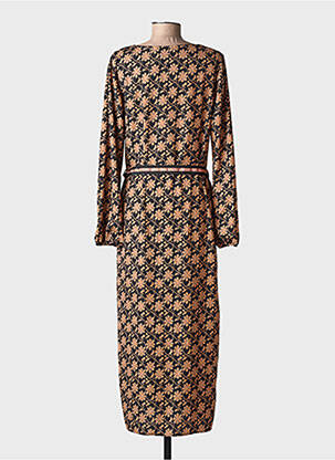 Rochie lungă mâneci lungi mâneci lungi negru GEISHA femeie