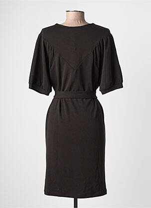 Rochie midi mâneci scurte mâneci scurte negru GARCIA femeie