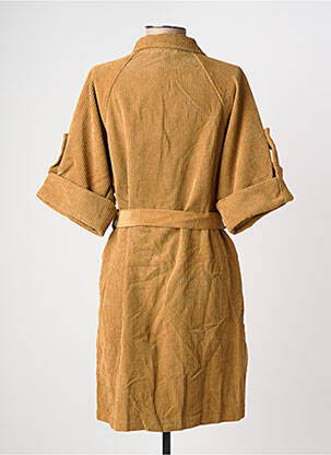 Rochie midi mâneci scurte mâneci scurte maro MOLLY BRACKEN femeie