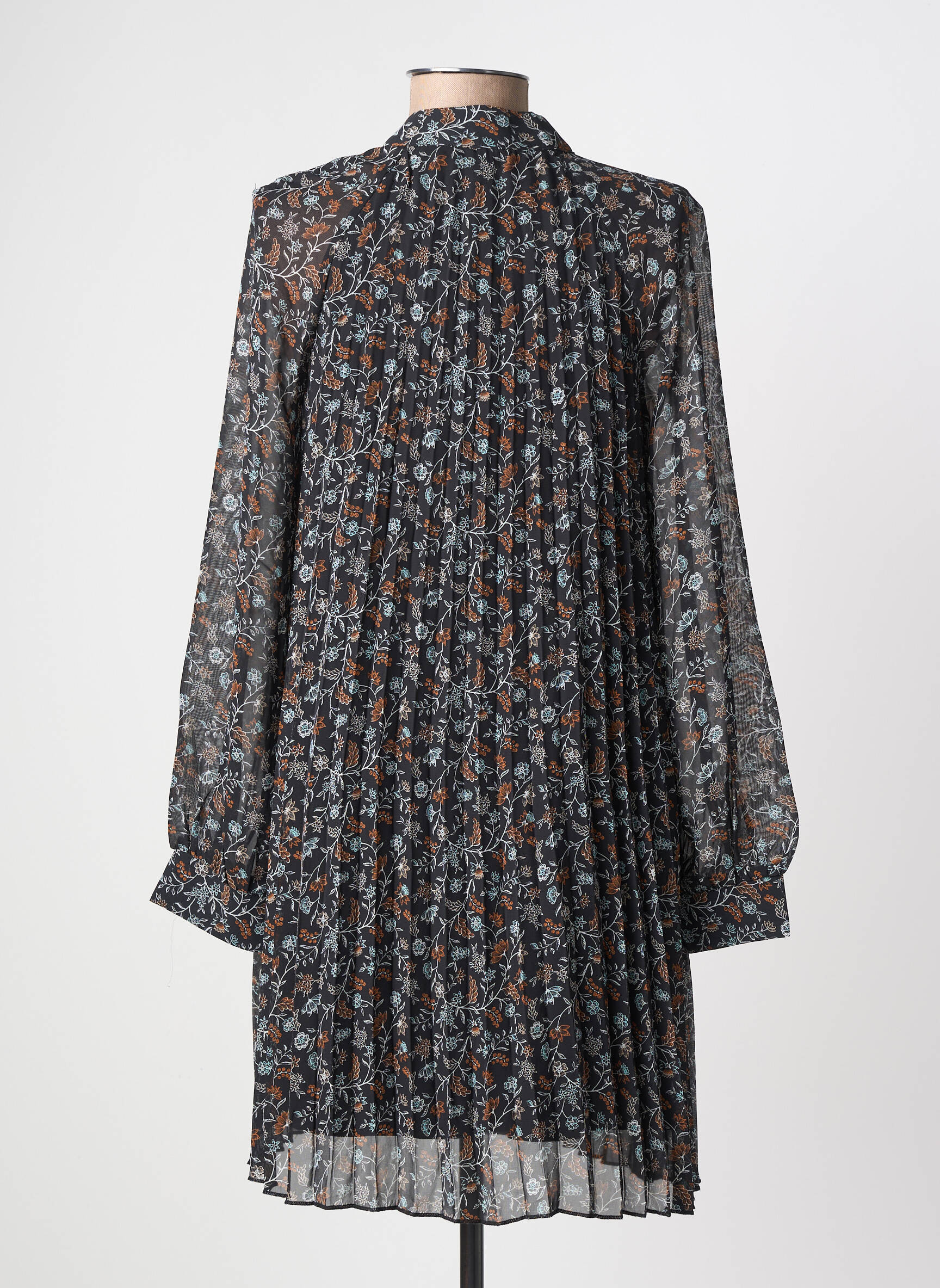 Rochie scurtă mâneci lungi mâneci lungi negru MOLLY BRACKEN femeie