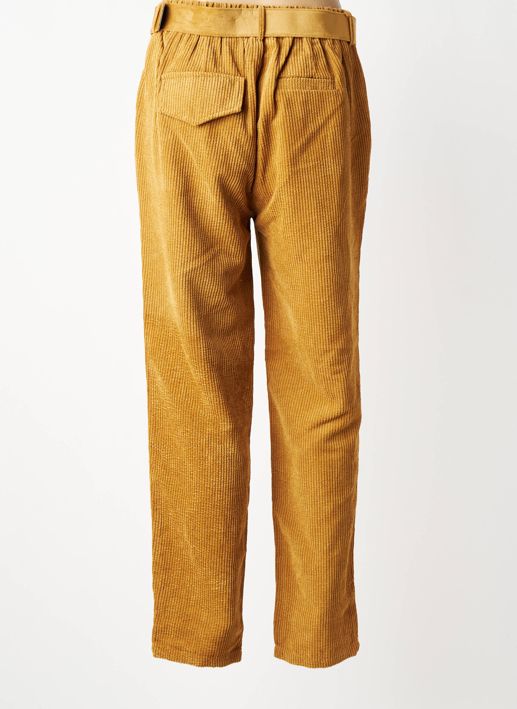 Pantalon drept elasticitate mărime normală bej MOLLY BRACKEN femeie