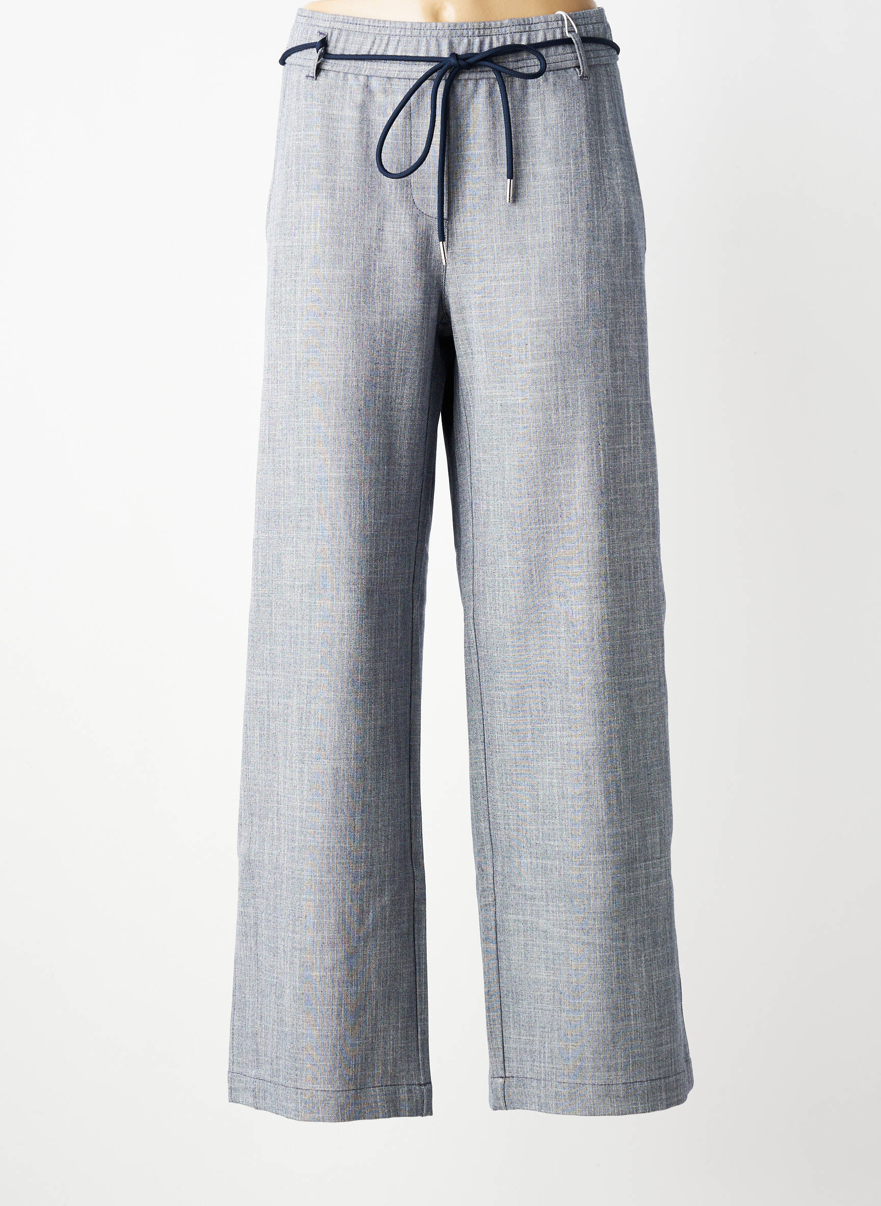 Pantalon larg buzunare mărime normală albastru CECIL femeie