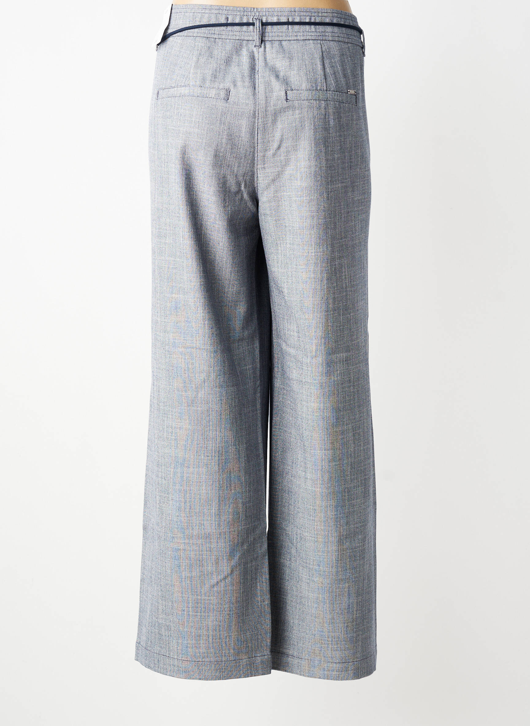 Pantalon larg buzunare mărime normală albastru CECIL femeie