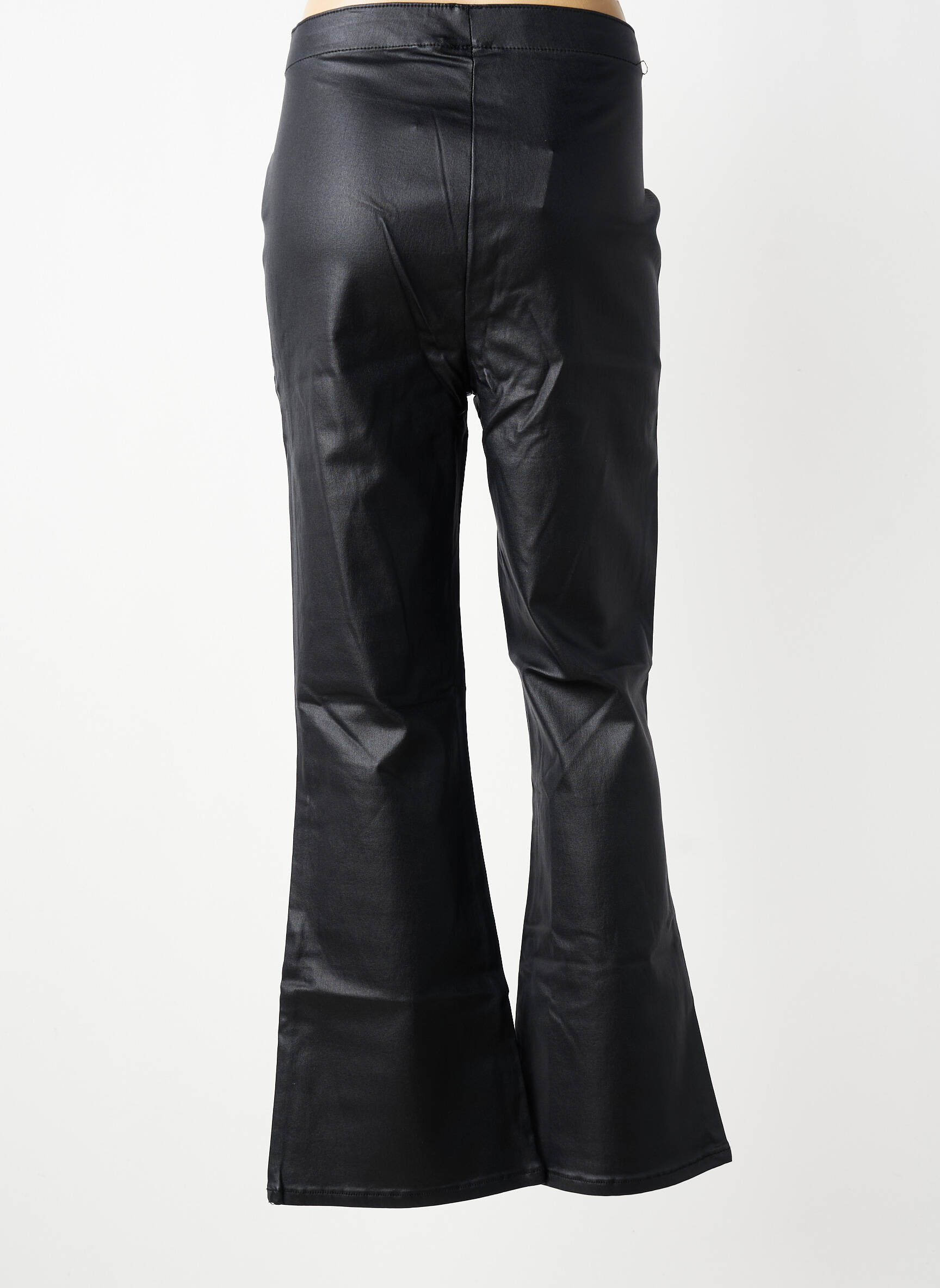 Pantalon evazat elasticitate mărime normală negru CREAM femeie