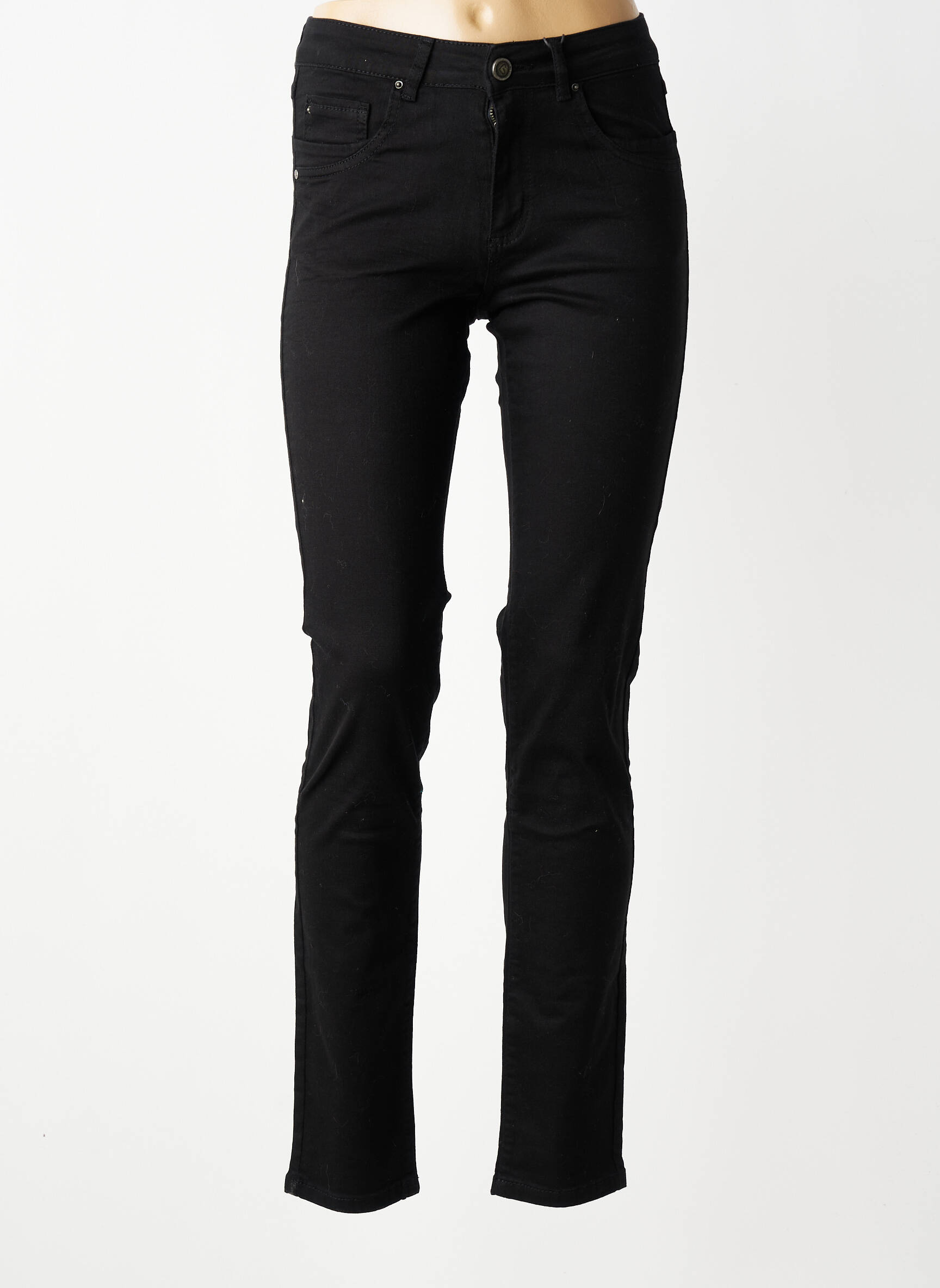 Blugi skinny talie înaltă talie înaltă negru PARA MI femeie