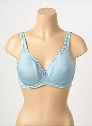 Sutien efect material satinat top sutien modelat albastru WACOAL femeie