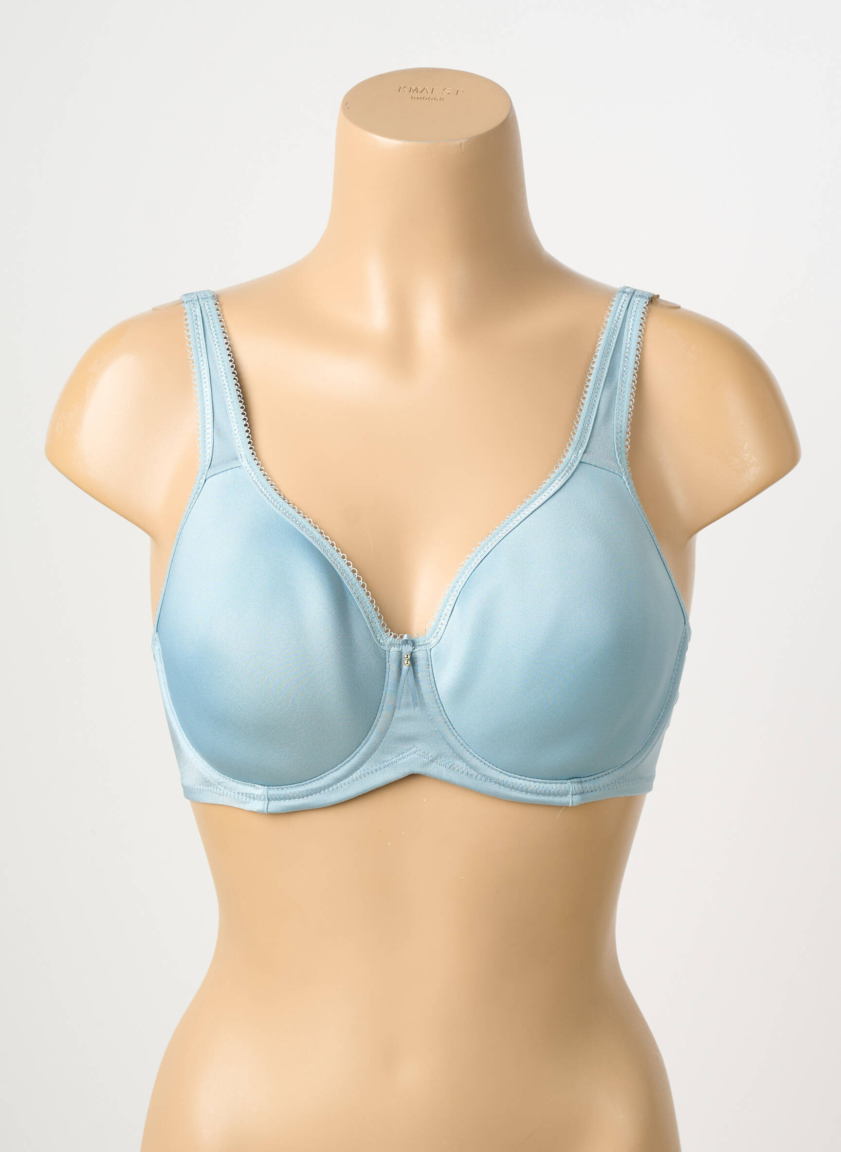 Sutien efect material satinat top sutien modelat albastru WACOAL femeie