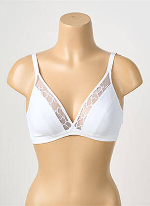 Sutien fără armatură bralete alb WACOAL femeie