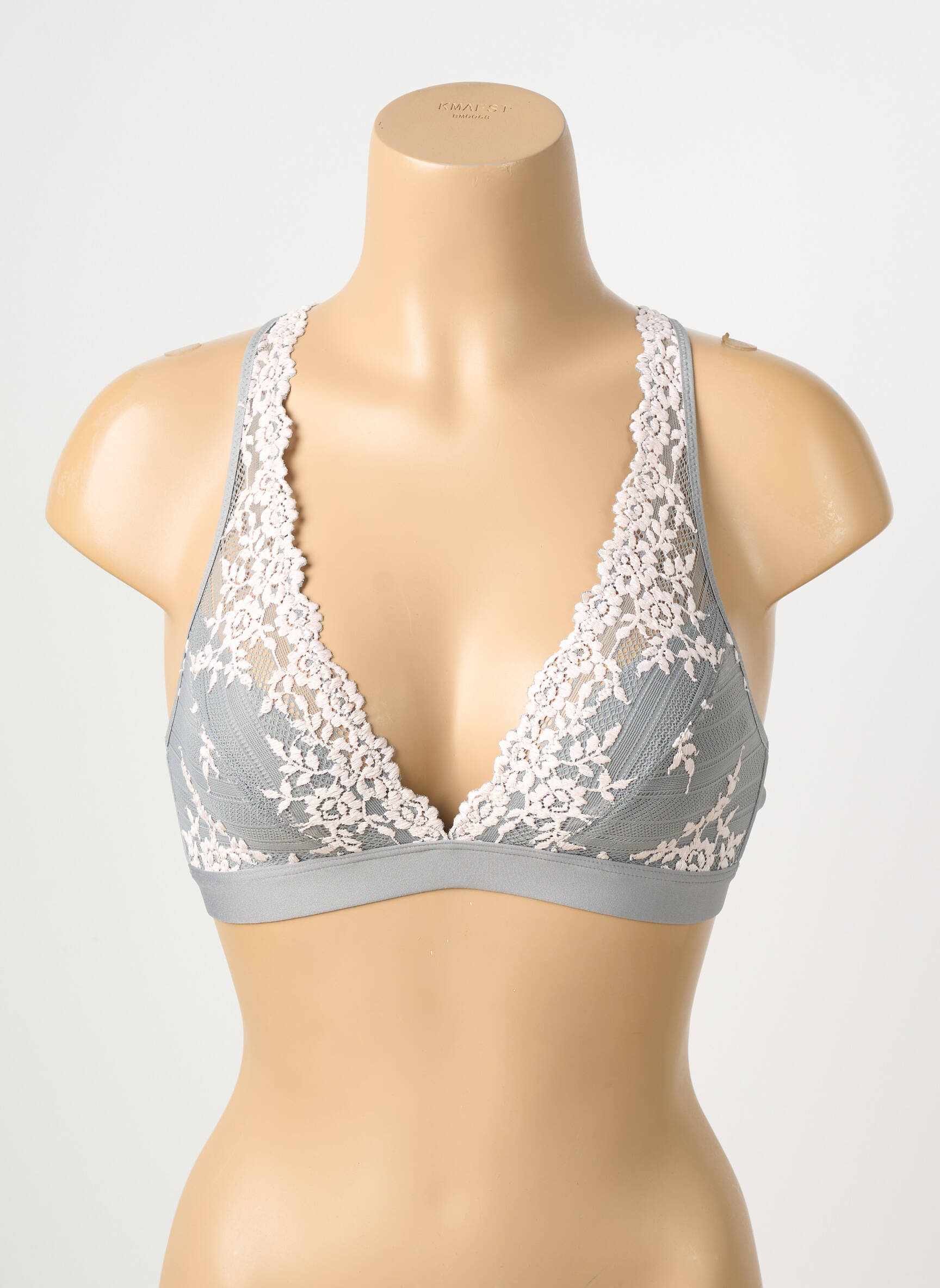 Sutien fără armatură bralete gri WACOAL femeie