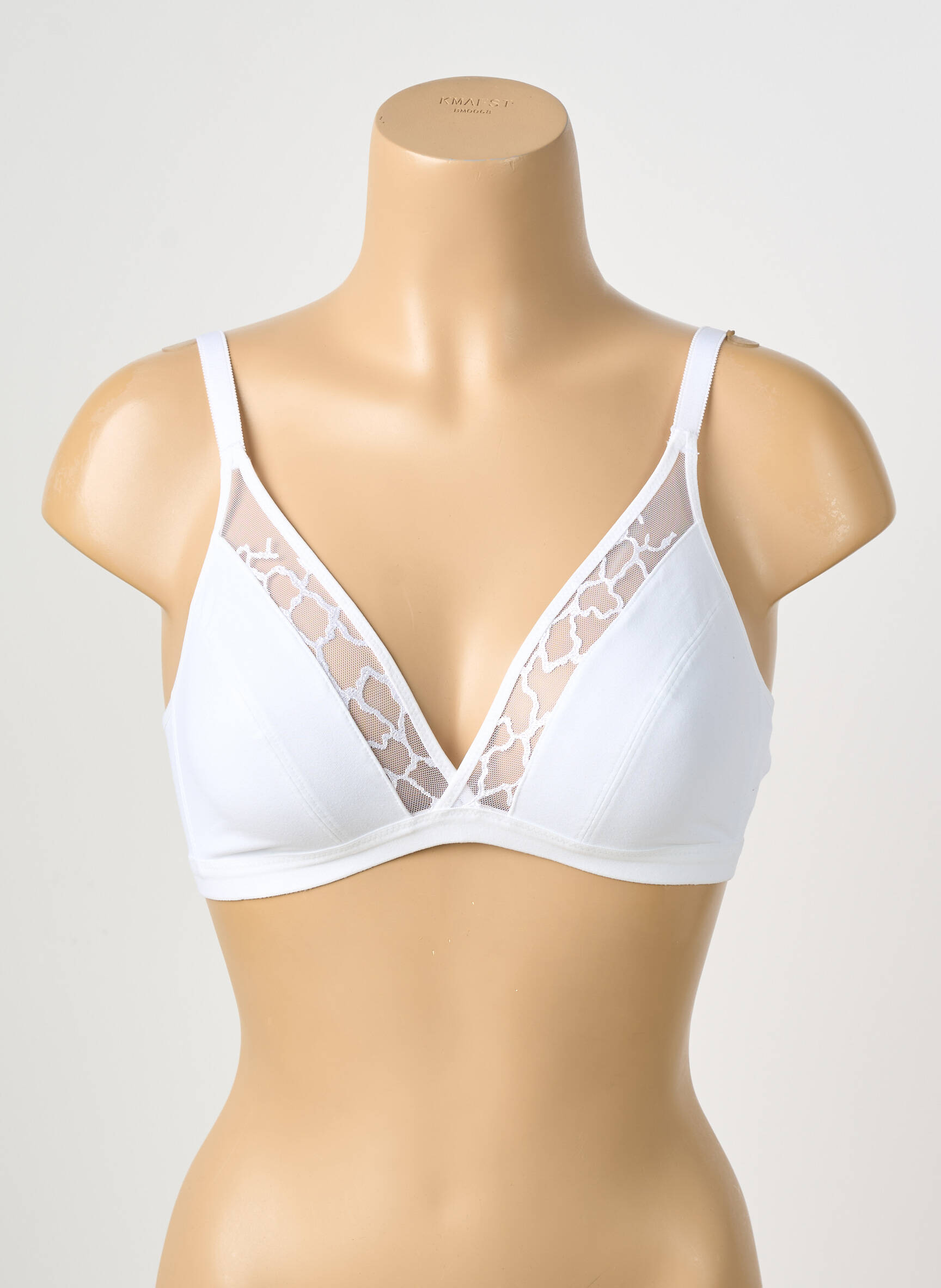 Sutien fără armatură bralete alb WACOAL femeie