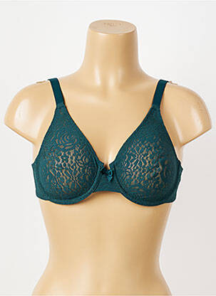 Sutien broderie sutien cupe întregi cu decolteu înalt verde WACOAL femeie