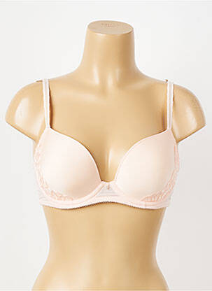 Sutien efect material satinat top sutien modelat roz WACOAL femeie