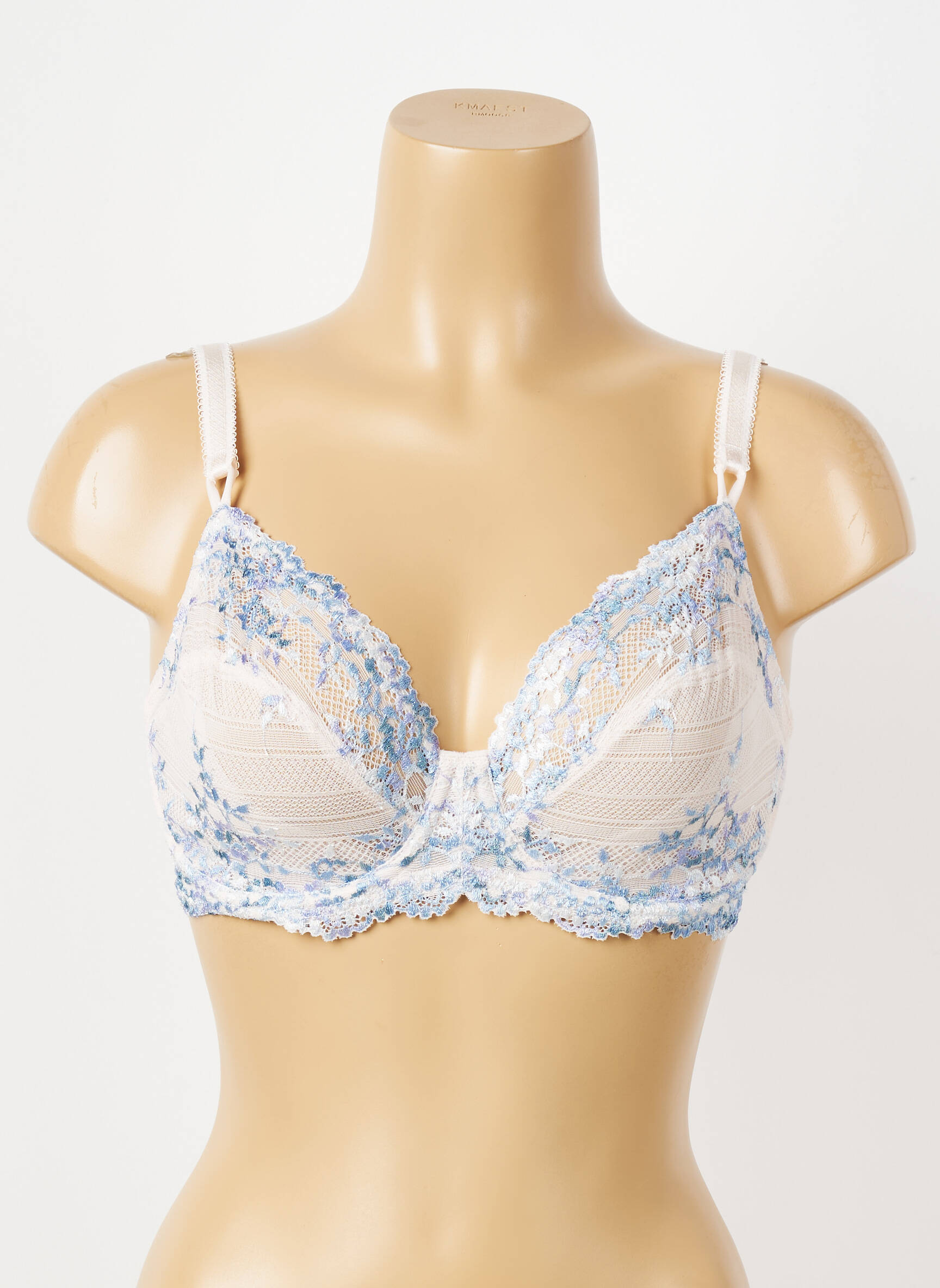 Sutien broderie sutien cupe întregi cu decolteu înalt roz WACOAL femeie
