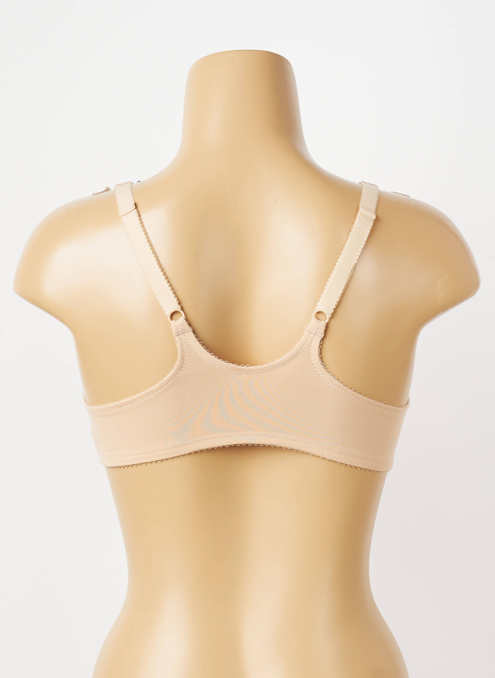 Sutien efect material satinat top triunghiuri bej WACOAL femeie
