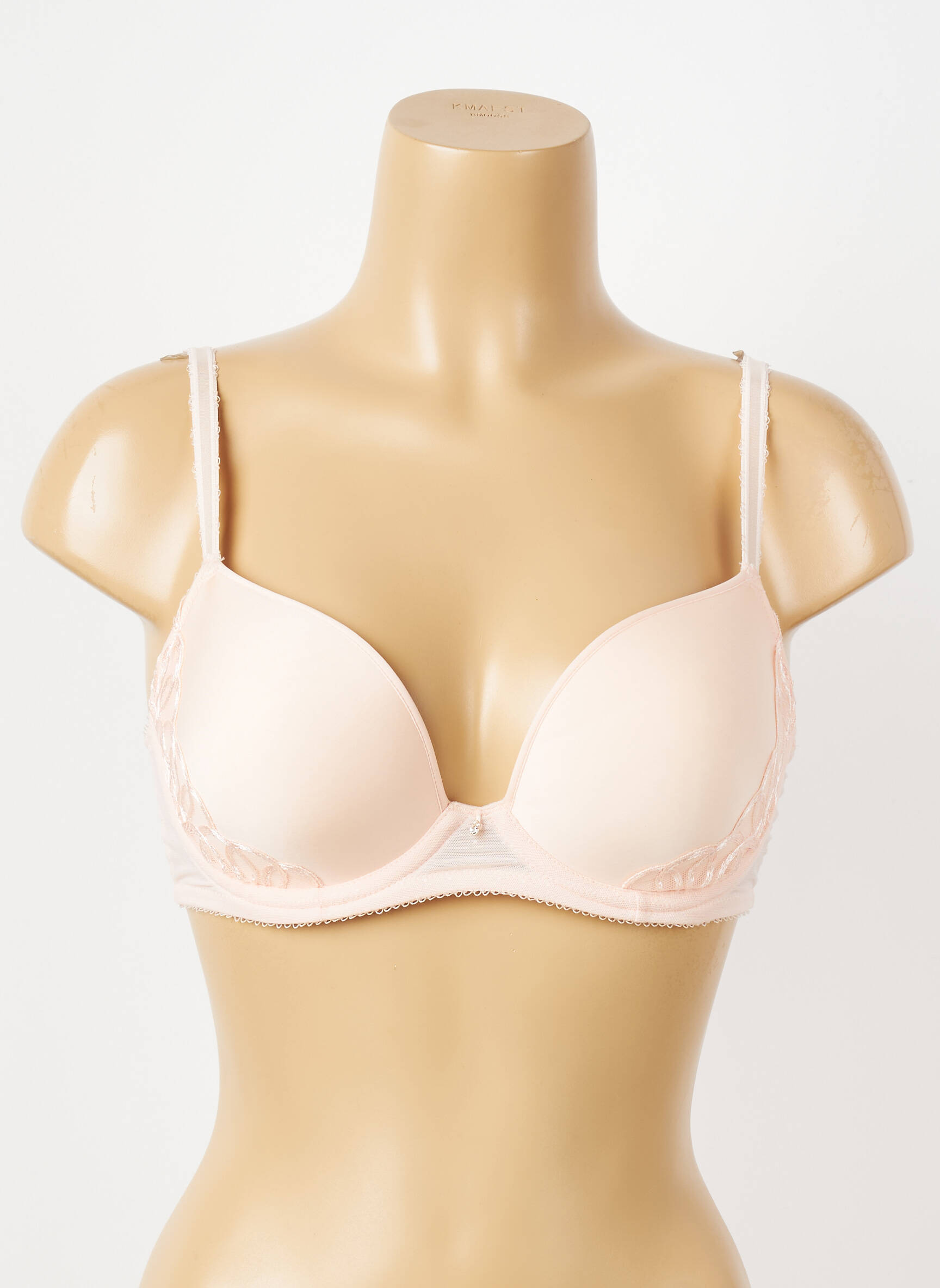 Sutien efect material satinat top sutien modelat roz WACOAL femeie