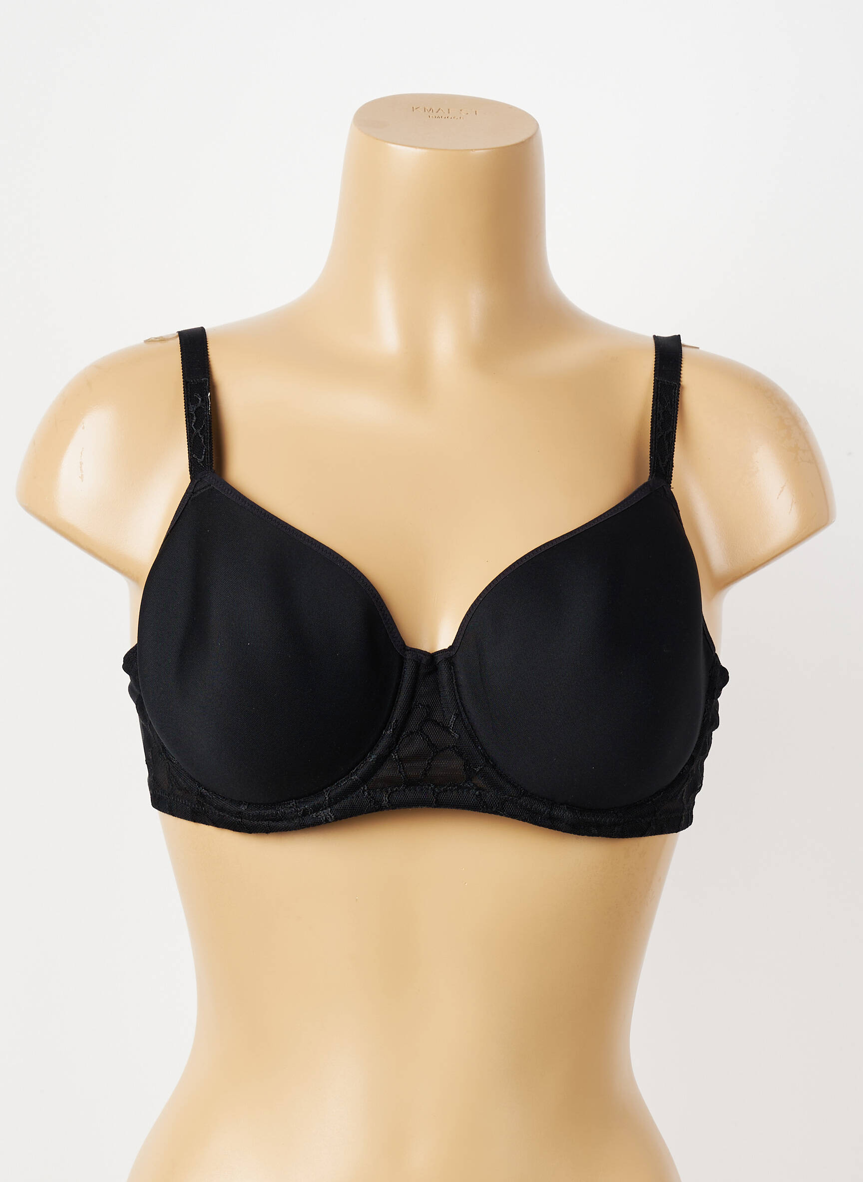 Sutien broderie sutien cupe întregi cu decolteu înalt negru WACOAL femeie