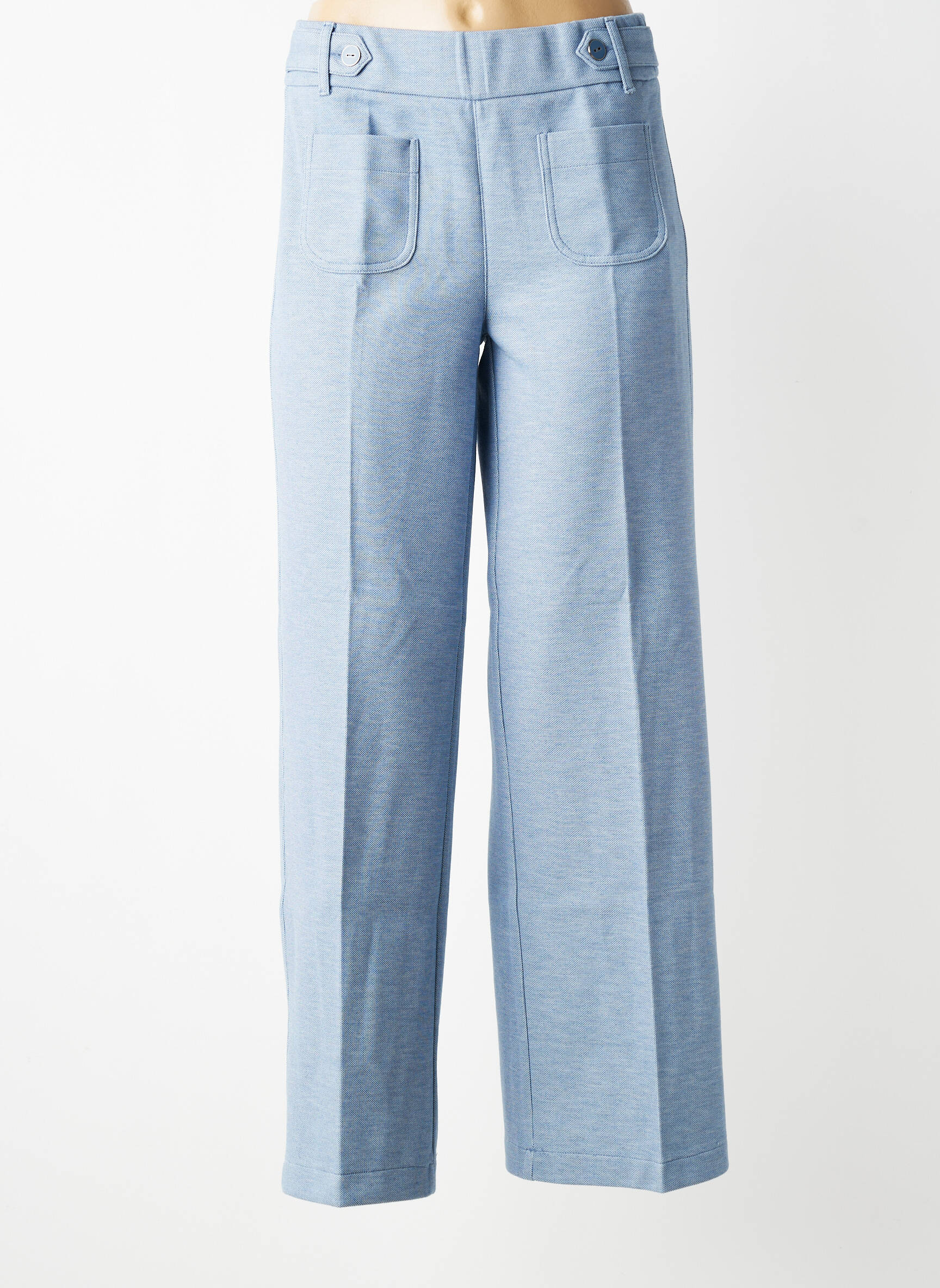 Pantalon drept elasticitate mărime normală albastru STREET ONE femeie