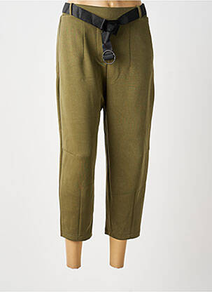 Pantalon 7/8 elasticitate mărime normală verde IMPERIAL femeie