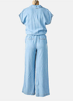 Salopetă-pantalon guler de bluză mâneci scurte albastru STREET ONE femeie